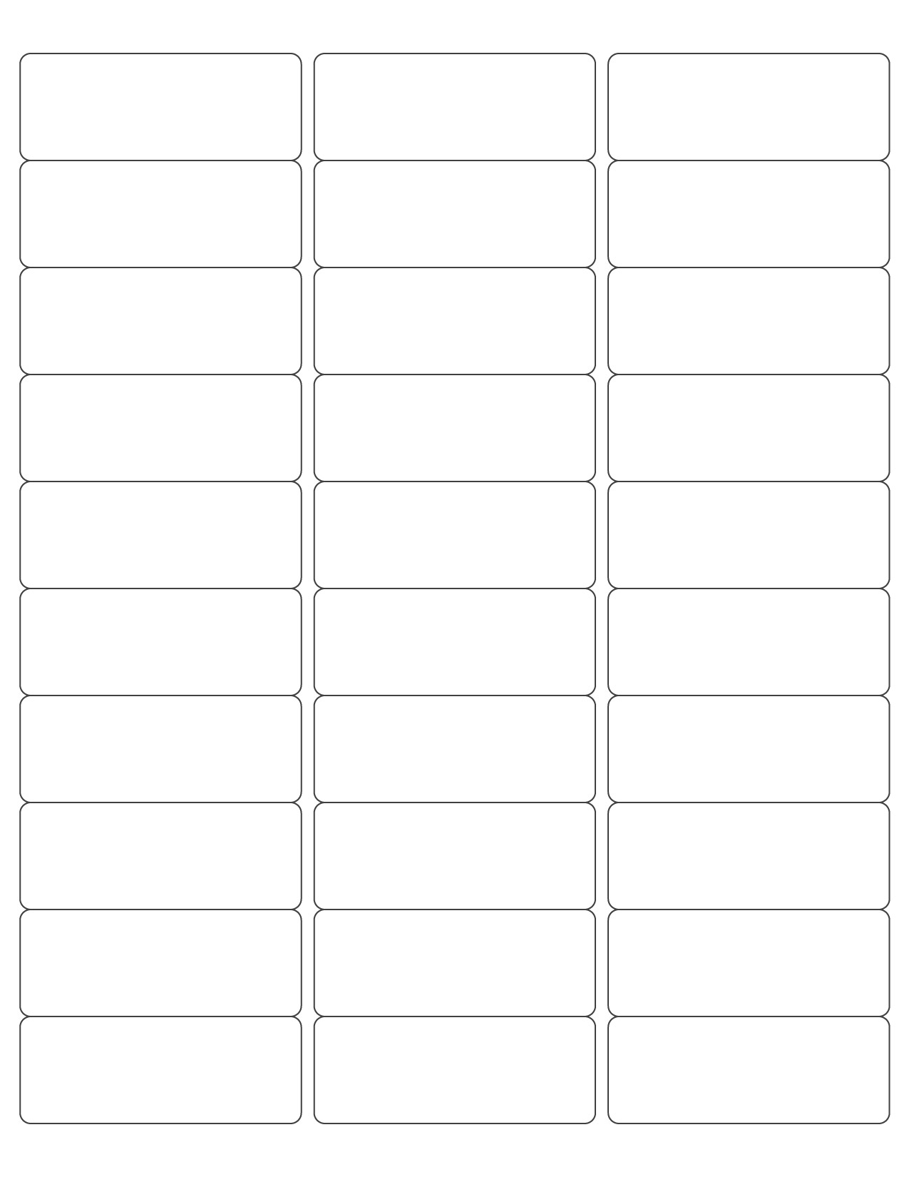 2404 label template 1” x 2-5/8“